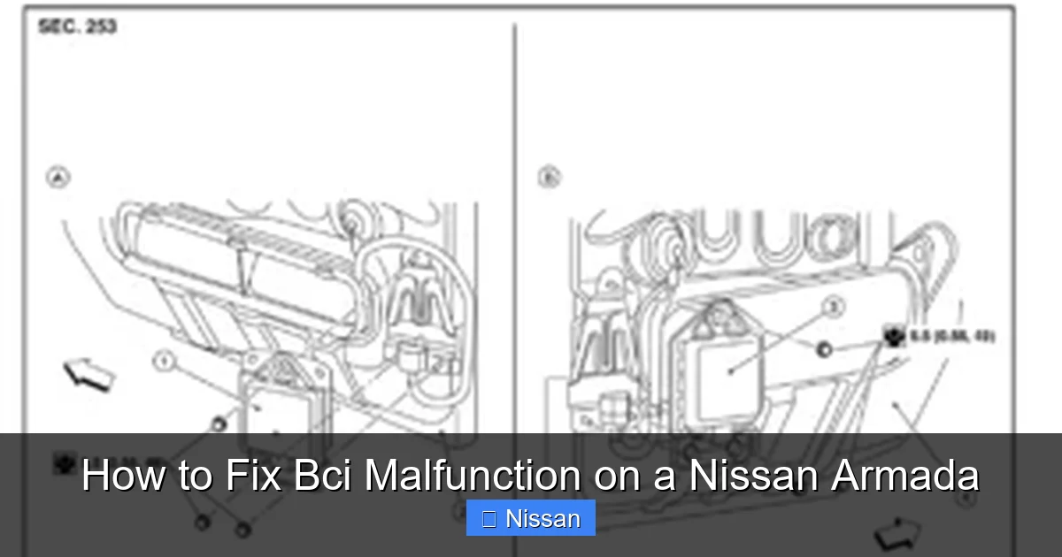 How to Fix Bci Malfunction on a Nissan Armada