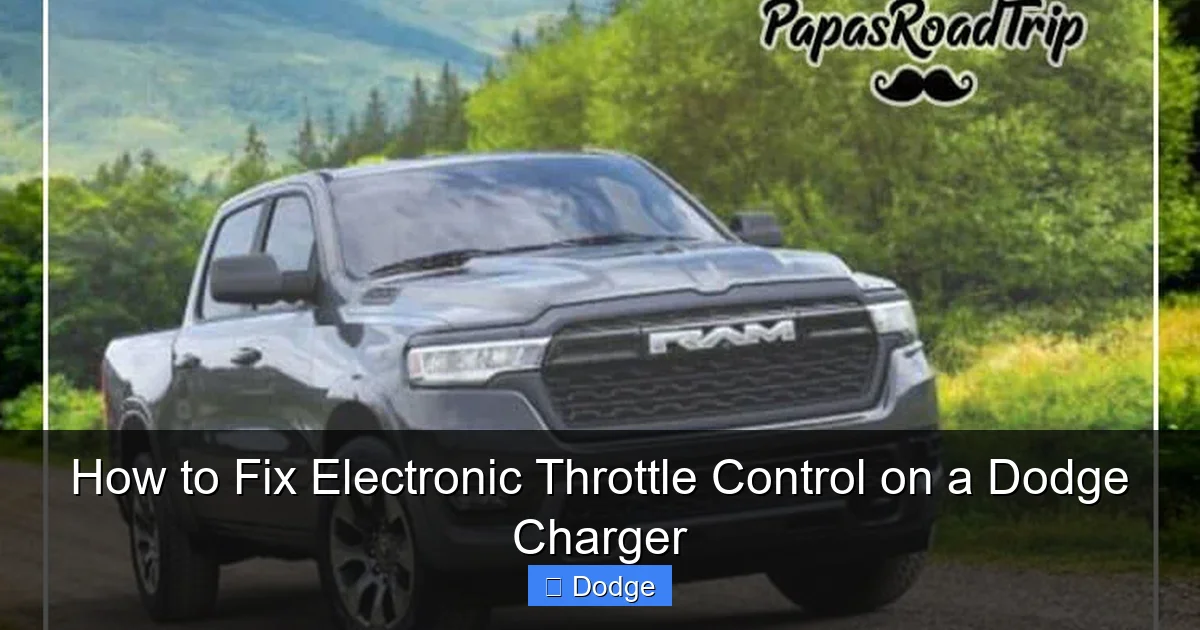 How to Fix Electronic Throttle Control on a Dodge Charger