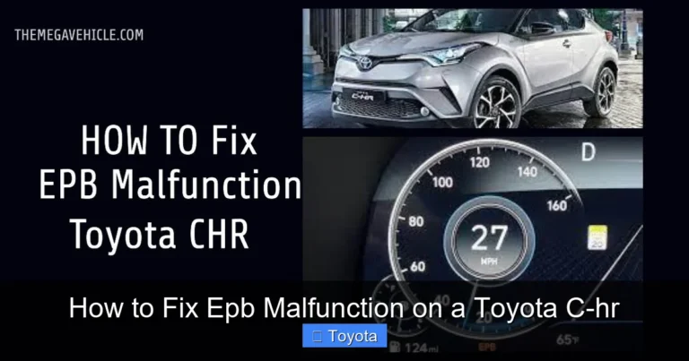 How to Fix Epb Malfunction on a Toyota C-hr
