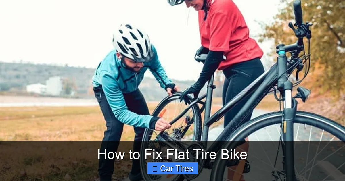 How to Fix Flat Tire Bike