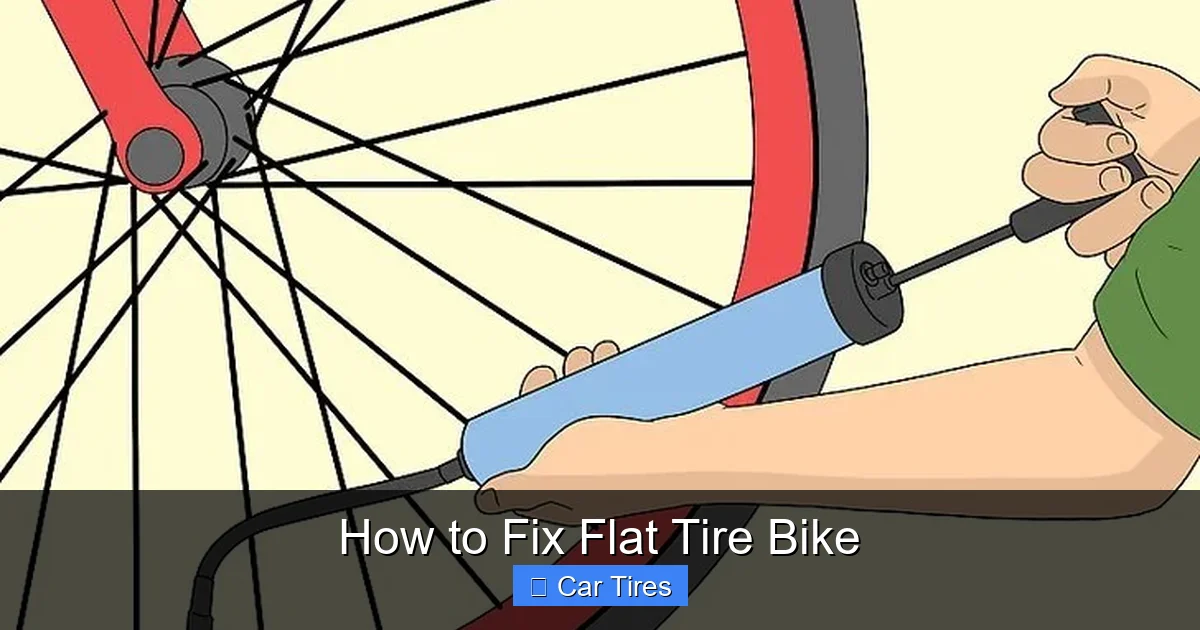 How to Fix Flat Tire Bike