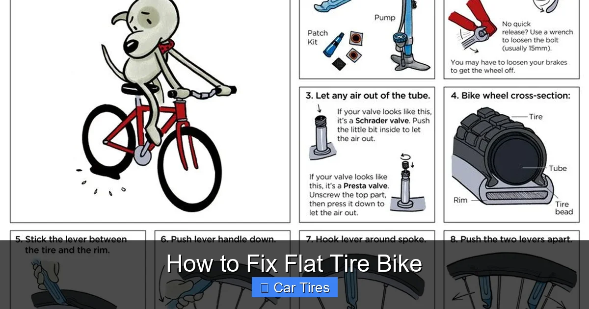 How to Fix Flat Tire Bike