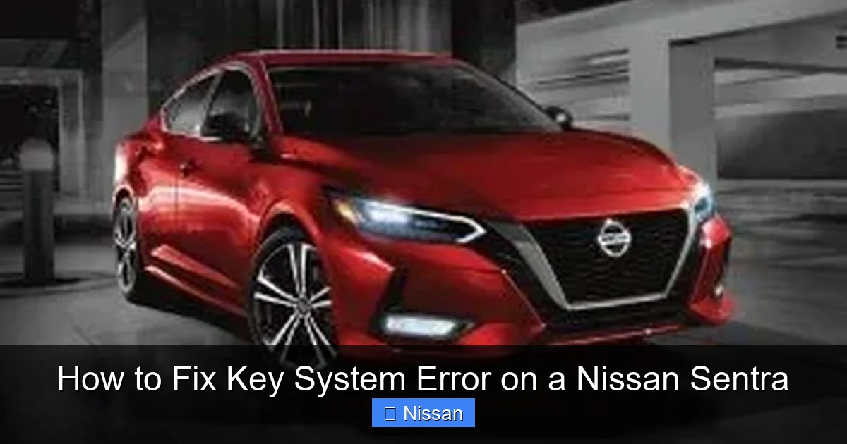 2016 Nissan Sentra Key System Errornull