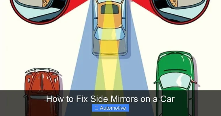 How to Fix Side Mirrors on a Car