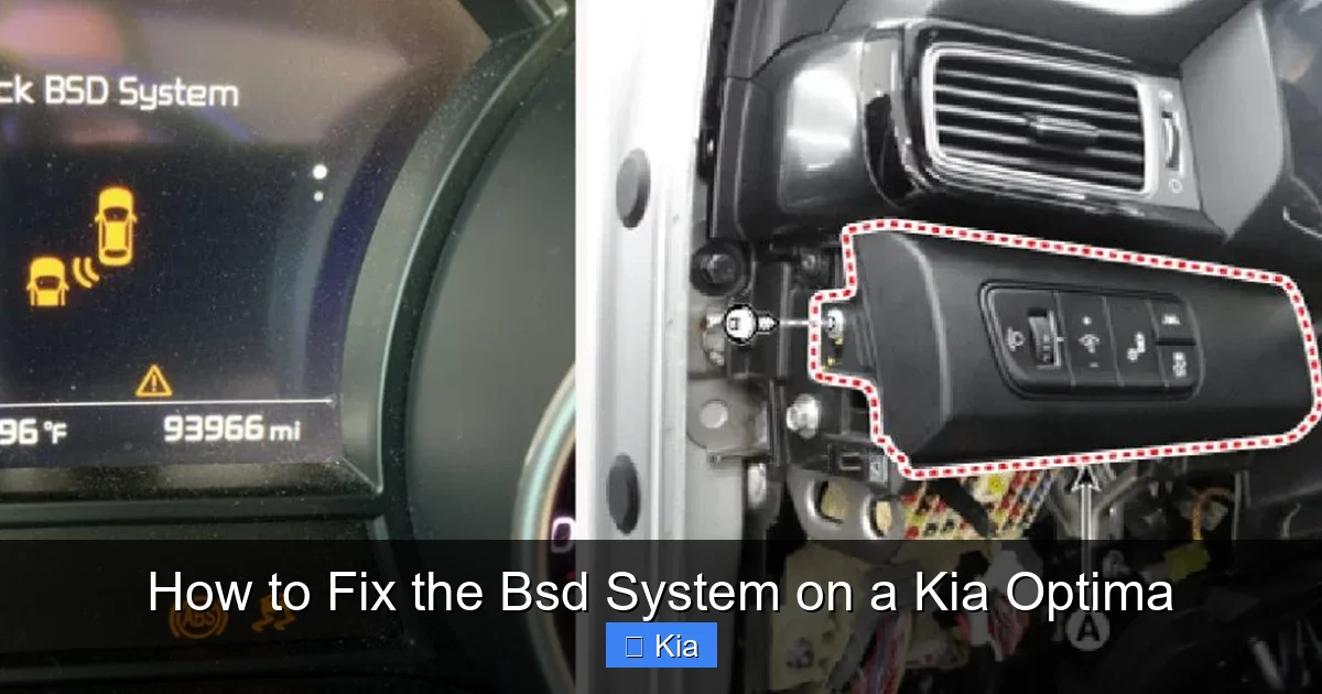 How to Fix the Bsd System on a Kia Optima
