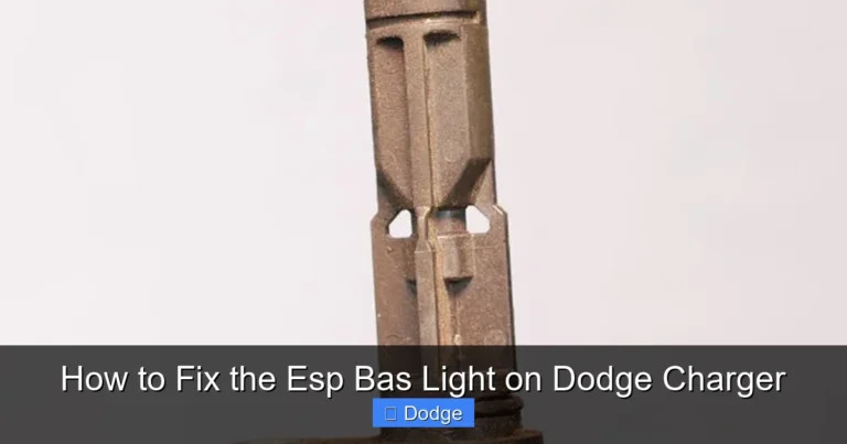 How to Fix the Esp Bas Light on Dodge Charger