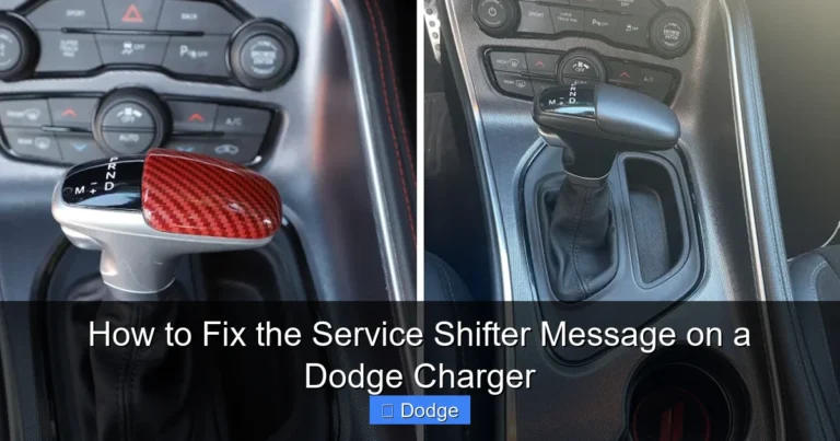 How to Fix the Service Shifter Message on a Dodge Charger