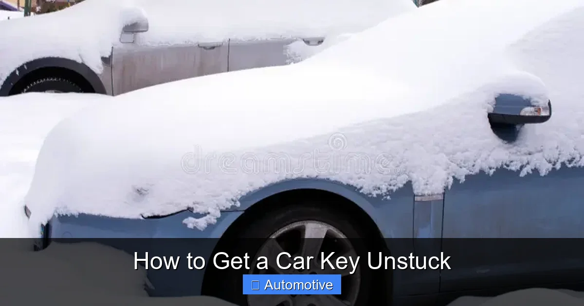 How to Get a Car Key Unstuck