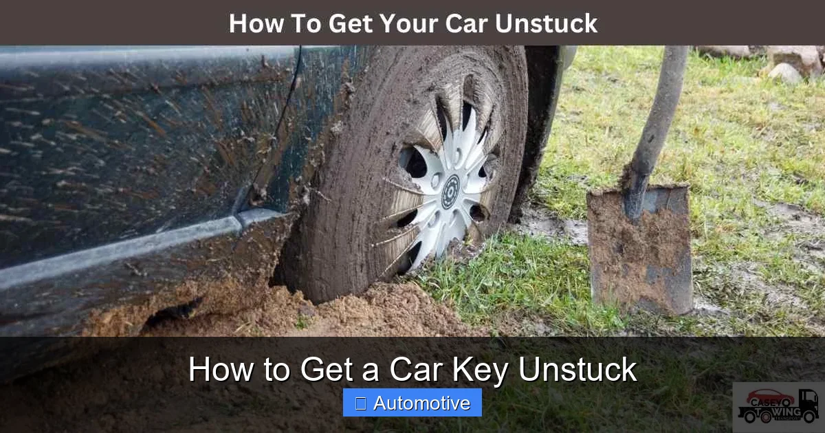 How to Get a Car Key Unstuck