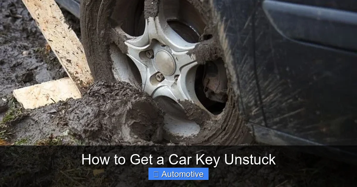 How to Get a Car Key Unstuck