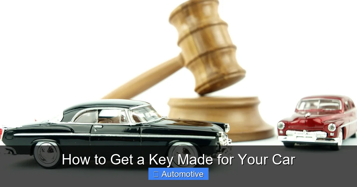 How to Get a Key Made for Your Car