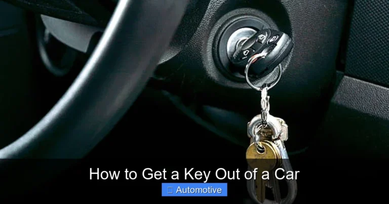 How to Get a Key Out of a Car