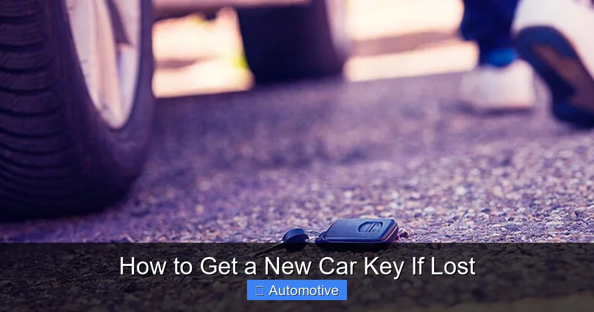 How to Get a New Car Key If Lost