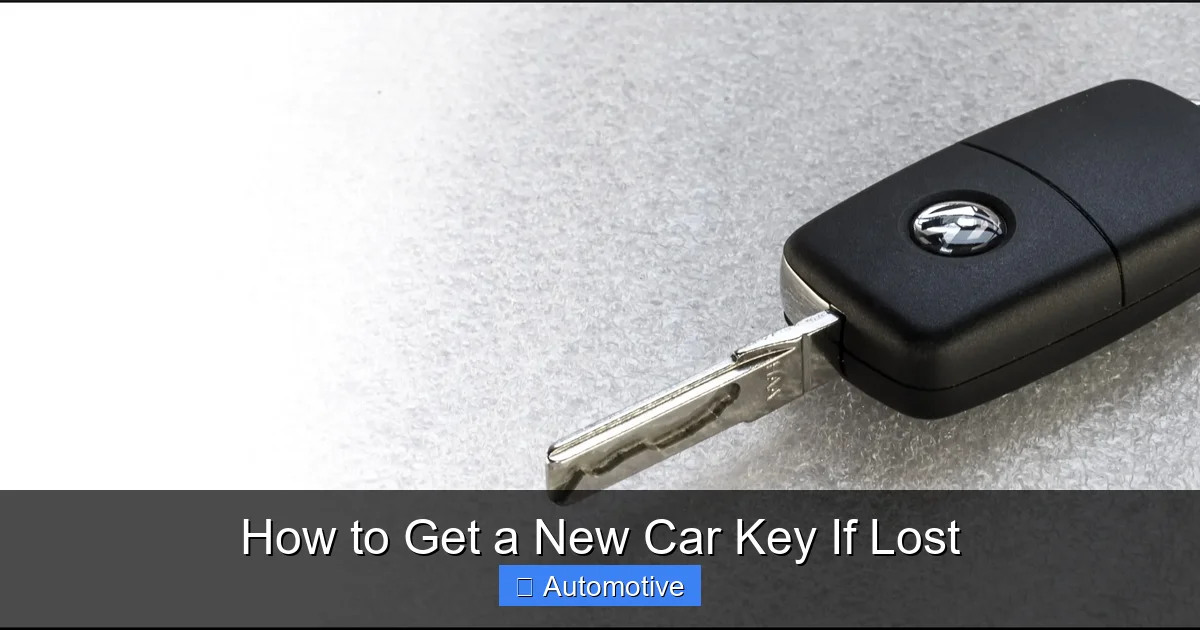 How to Get a New Car Key If Lost
