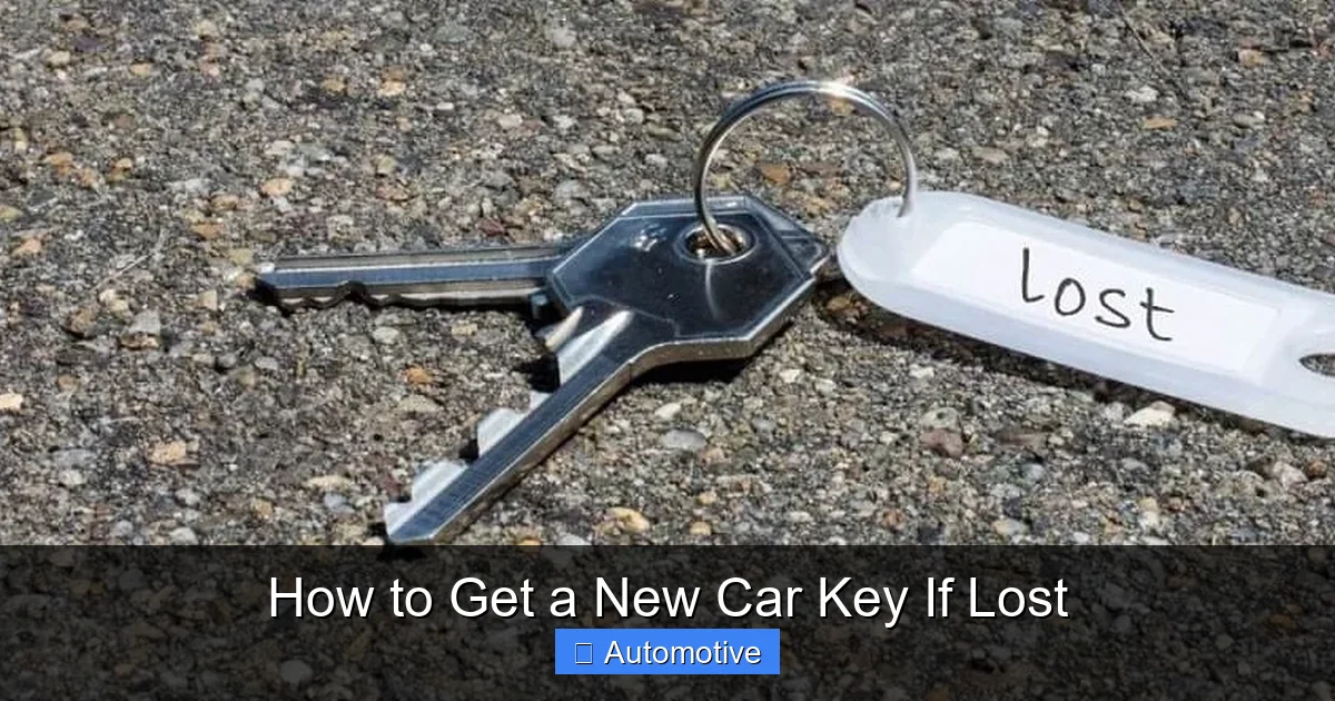 How to Get a New Car Key If Lost