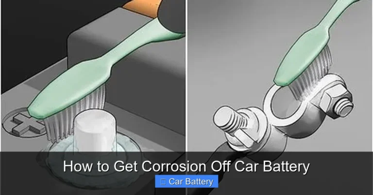 How to Get Corrosion Off Car Battery