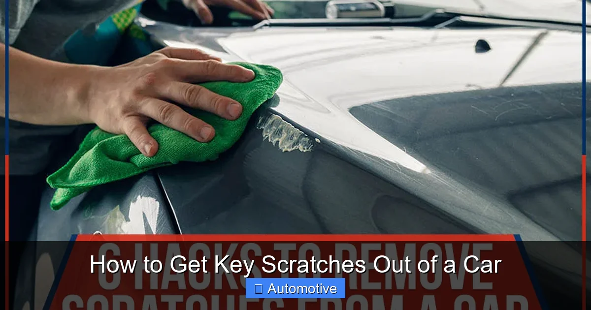 How to Get Key Scratches Out of a Car