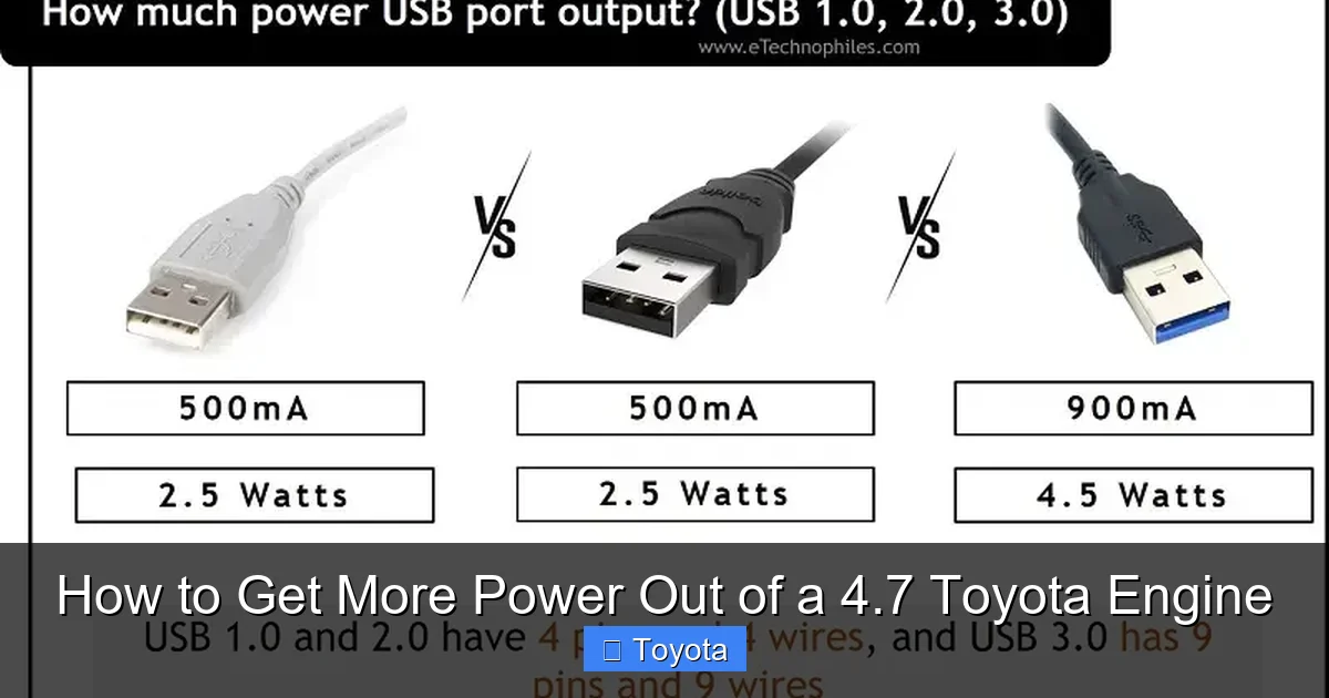 How to Get More Power Out of a 4.7 Toyota Engine