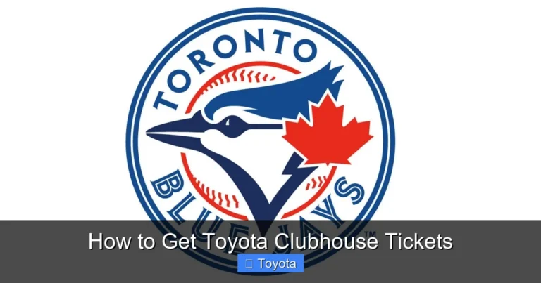 How to Get Toyota Clubhouse Tickets