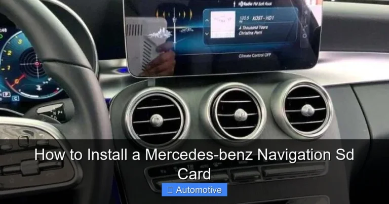 How to Install a Mercedes-benz Navigation Sd Card