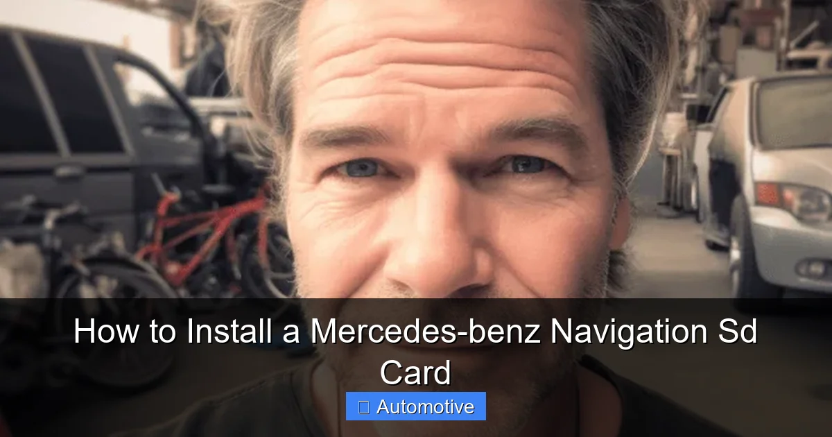 How to Install a Mercedes-benz Navigation Sd Card