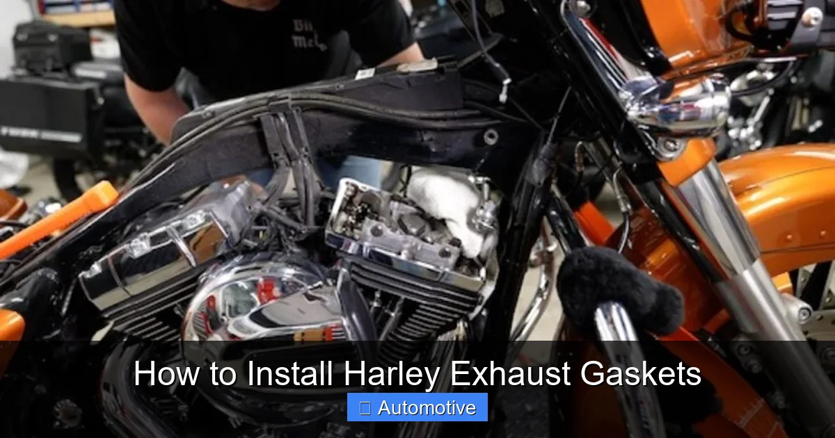 How to Install Harley Exhaust Gaskets