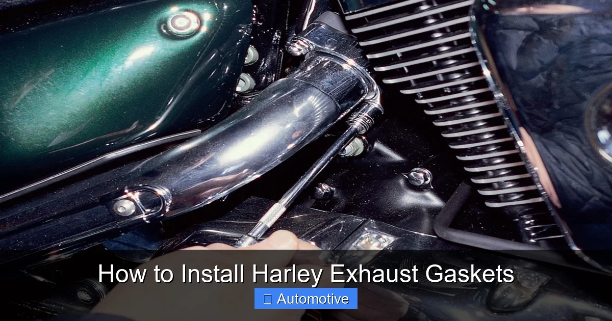 How to Install Harley Exhaust Gaskets