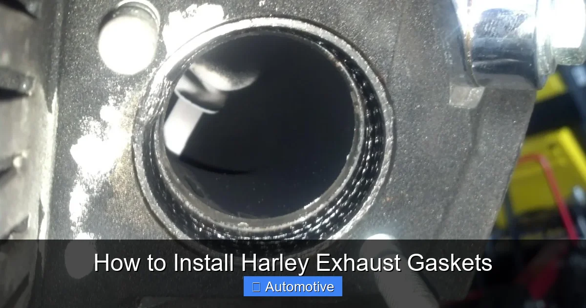 How to Install Harley Exhaust Gaskets