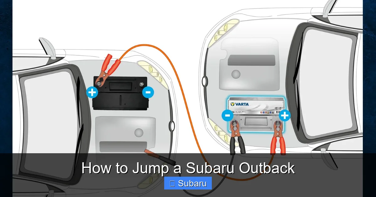 How to Jump a Subaru Outback