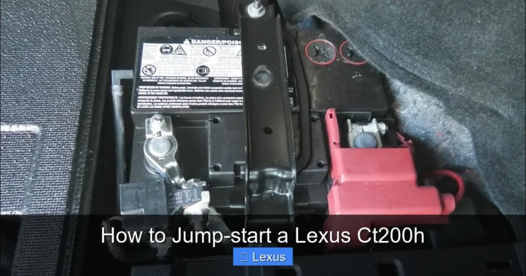 How to Jump-start a Lexus Ct200h