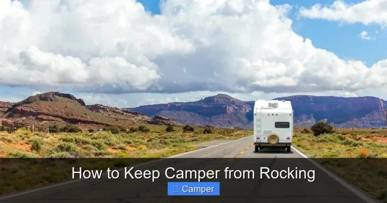How to Keep Camper from Rocking