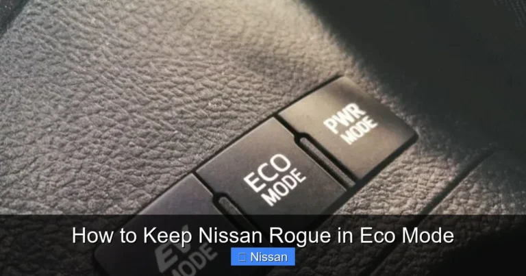How to Keep Nissan Rogue in Eco Mode