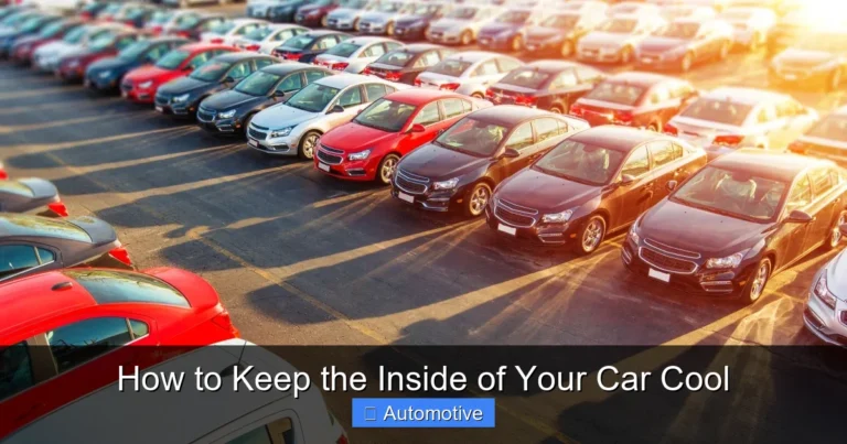 How to Keep the Inside of Your Car Cool