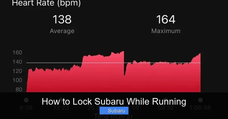 How to Lock Subaru While Running