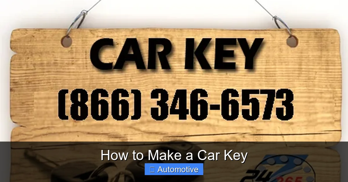 How to Make a Car Key