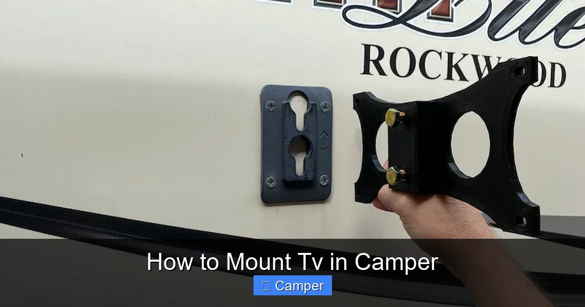 How to Mount Tv in Camper