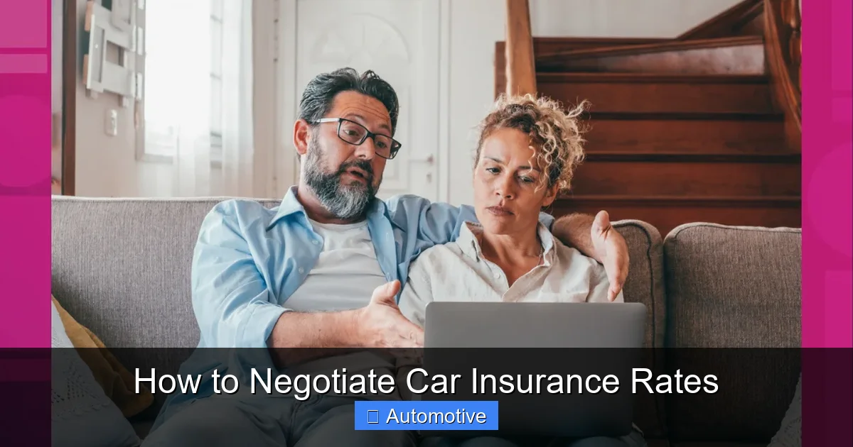 How to Negotiate Car Insurance Rates