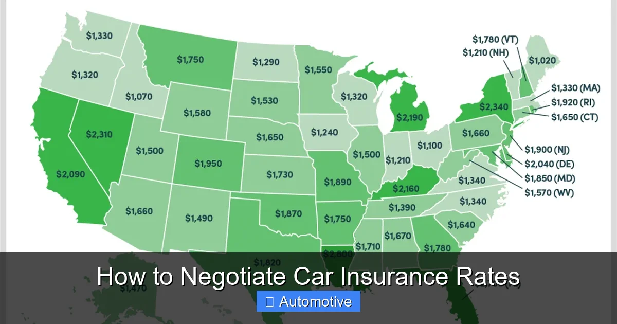 How to Negotiate Car Insurance Rates