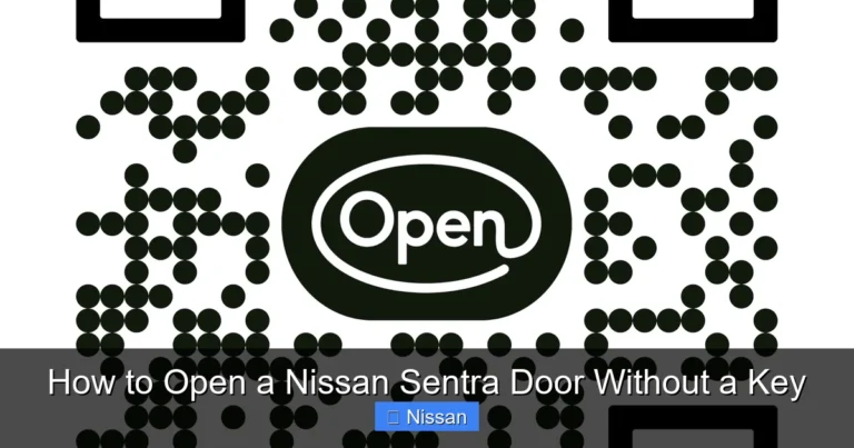How to Open a Nissan Sentra Door Without a Key