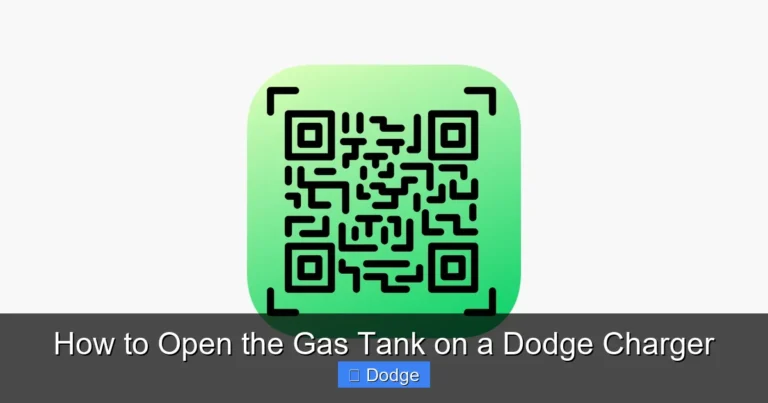 How to Open the Gas Tank on a Dodge Charger