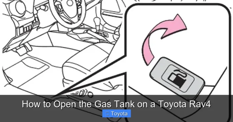 How to Open the Gas Tank on a Toyota Rav4