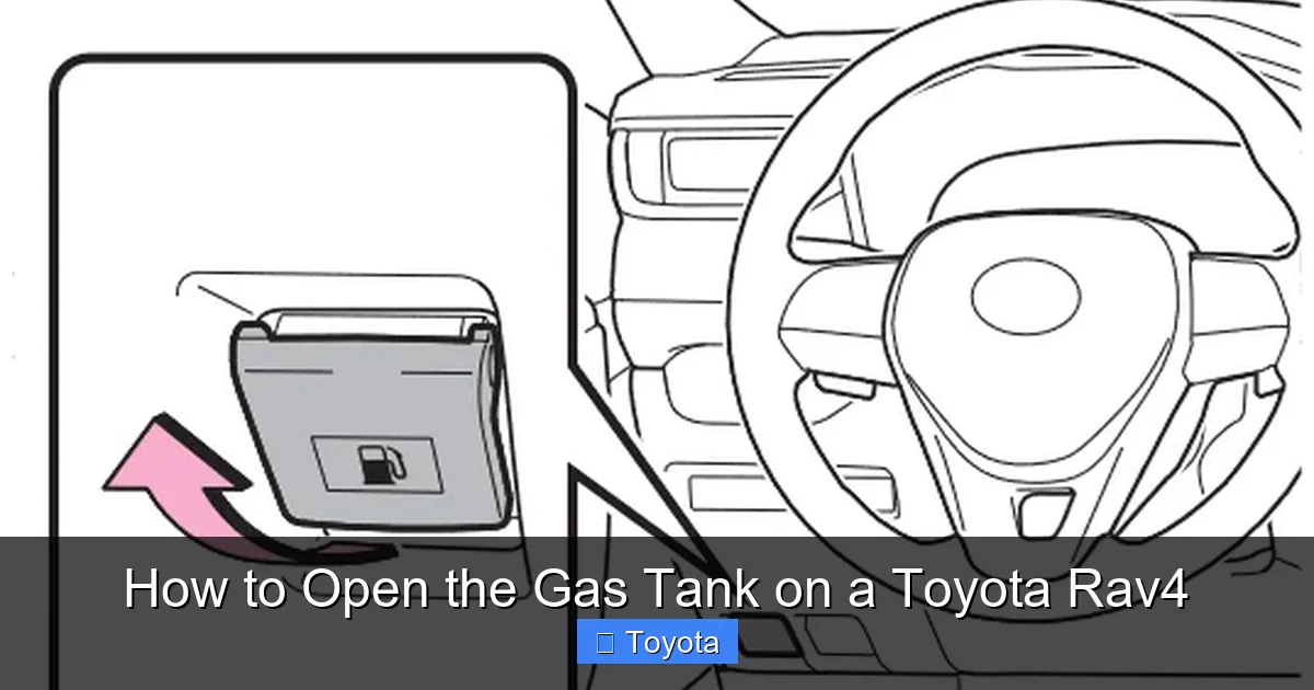 How to Open the Gas Tank on a Toyota Rav4