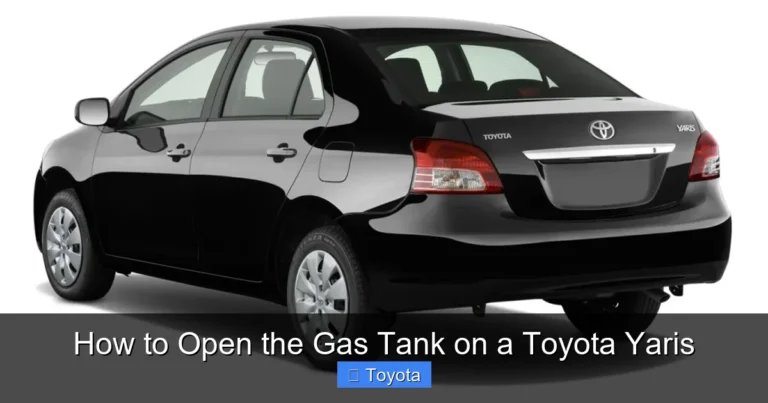 How to Open the Gas Tank on a Toyota Yaris