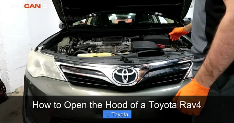 How to Open the Hood of a Toyota Rav4