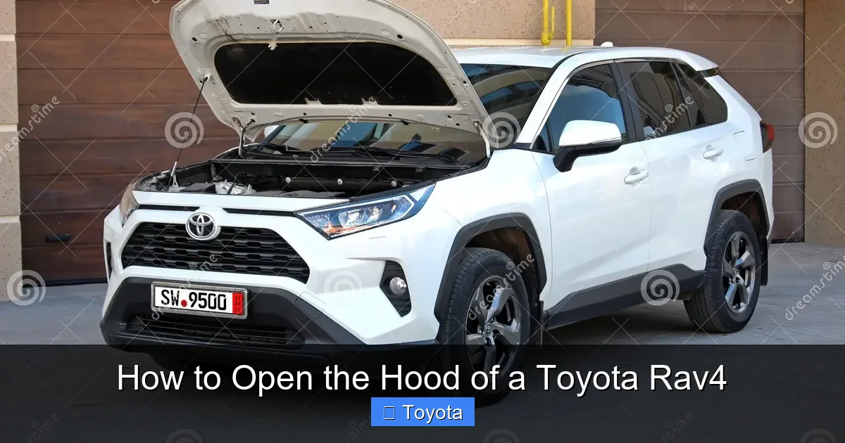 How to Open the Hood of a Toyota Rav4