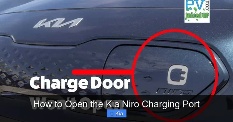 How to Open the Kia Niro Charging Port