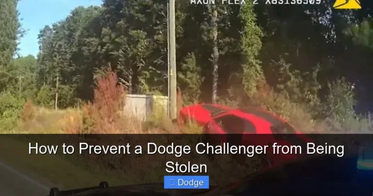 How to Prevent a Dodge Challenger from Being Stolen