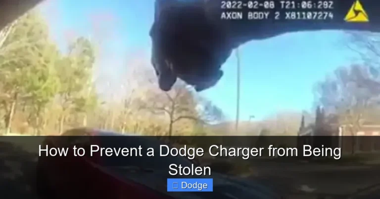 How to Prevent a Dodge Charger from Being Stolen
