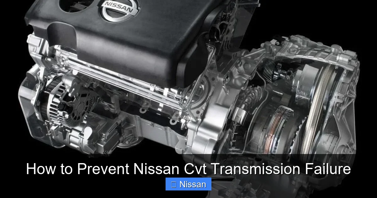 How to Prevent Nissan Cvt Transmission Failure