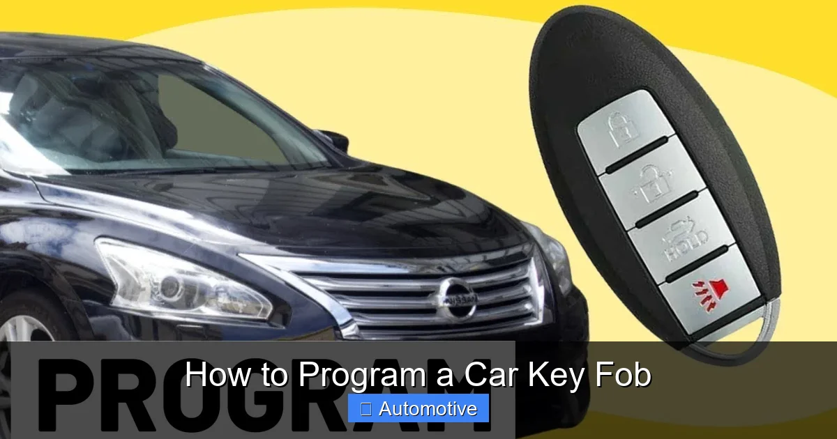 How to Program a Car Key Fob
